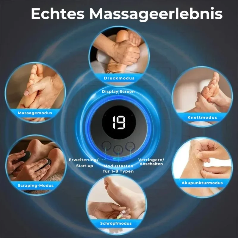 Elektrisches EMS Fußmassagegerät - Faltbares Massagepad zur Schmerzlinderung und Muskelentspannung - Bild 2