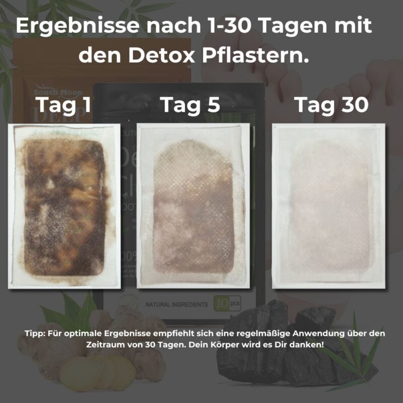 Detox-Fusspflaster aus natürlichem Ingwer und Bambus - Bild 4