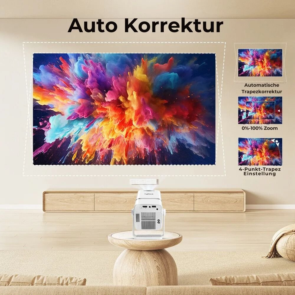 CineMax Ultra 4K Projektor – 1920 x 1080P Full HD + 3D Erlebnis - Bild 4